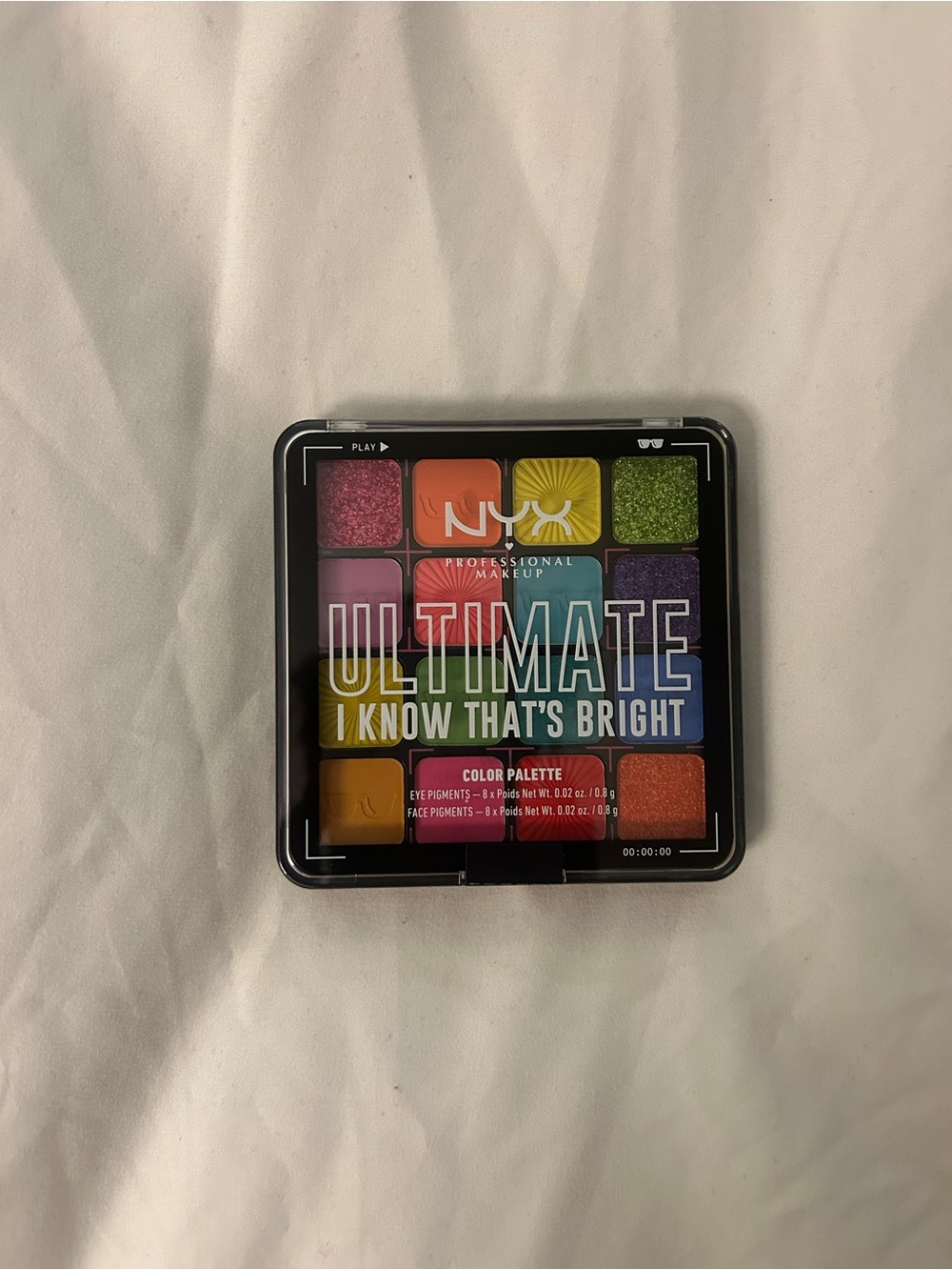 NYX Ultimate I Know That's Bright Color Palette - Multicolor